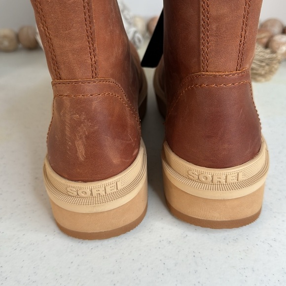 SOREL Women's Hi-Line Lace Boots - Waterproof Color Scorch Sz 8.5 NWOB - Picture 9 of 12